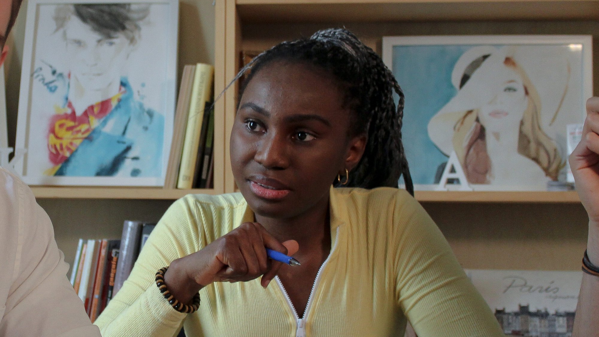Black girls at Language Atelier attending a langugae course